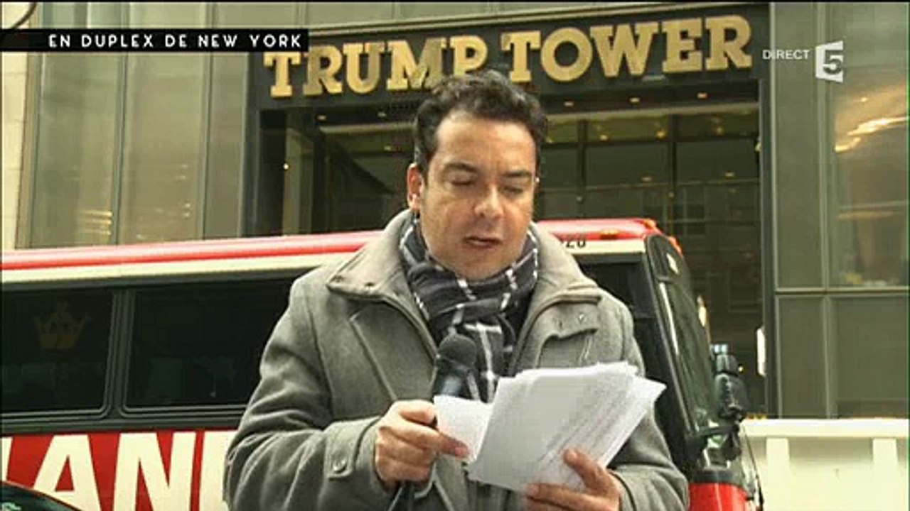 "C à vous" s'arrête sur les Unes des grands journaux américains après l'élection de Trump - Regardez