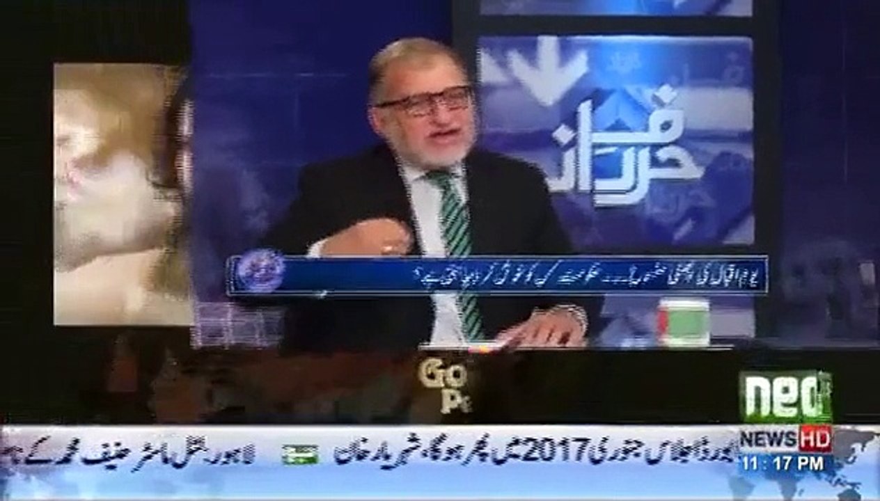 Orya Maqbool Jan Praising Imran Khan & Bashing Nawaz Sharif For Not Doing Holiday on Iqbal Day