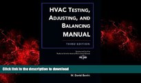 Buy book  HVAC Testing, Adjusting, and Balancing Field Manual