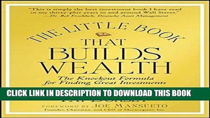 [PDF] FREE The Little Book That Builds Wealth: The Knockout Formula for Finding Great Investments