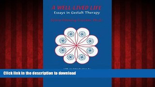 Buy book  A Well-Lived Life: Essays in Gestalt Therapy