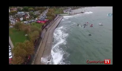 Kadıköy’de 6,5 kilometrelik ‘Ata’ya Saygı Zinciri’