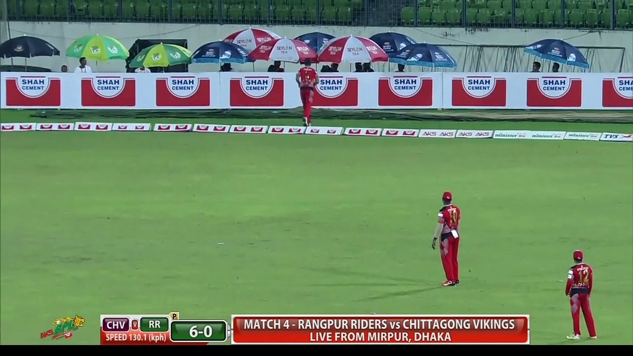 Rangpur Riders V Chittagong Vikings Bpl 2016 Match 4 Highlights
