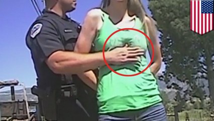 한 여성, 경찰이 가슴 더듬고, 술도 안마셨는데, 음주운전이라고 했다며 주장