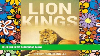 Ebook Best Deals  Lion Kings: A Lion Book for Kids  Full Ebook