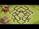 Clash of Clans - BEST Townhall 8 Clan Wars/Trophy Base w/ Air Sweeper!