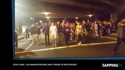 Donald Trump président : De violentes manifestations éclatent aux Etats-Unis (Vidéo)
