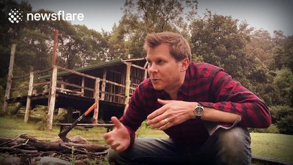 Bizarre push-up challenge ends in 'axe attack'