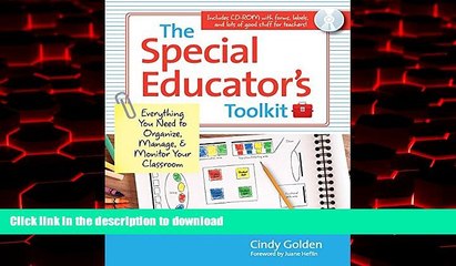 Buy books  The Special Educator s Toolkit: Everything You Need to Organize, Manage, and Monitor