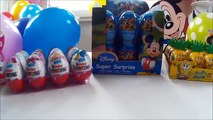 Surprise Egg unboxing Toys Kids Special Birthday Mickey Spongebob Hello Kitty Kinder Disney