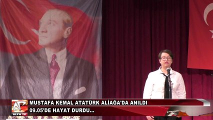 Gazi Mustafa Kemal Atatürk Aliağa’da Anıldı