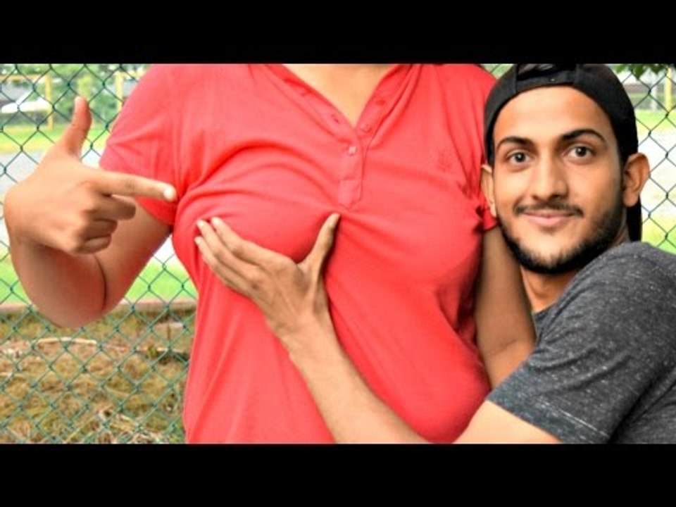 Pressing 'BOOBS' Prank (Gone Wrong) | AVRprankTV (Pranks In India)
