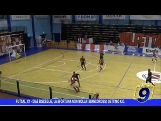 Futsal C1 |  Diaz Bisceglie, la sfortuna non molla i biancorossi. Settimo ko