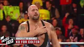 Superstar Managers Getting Manhandled- WWE Top 10