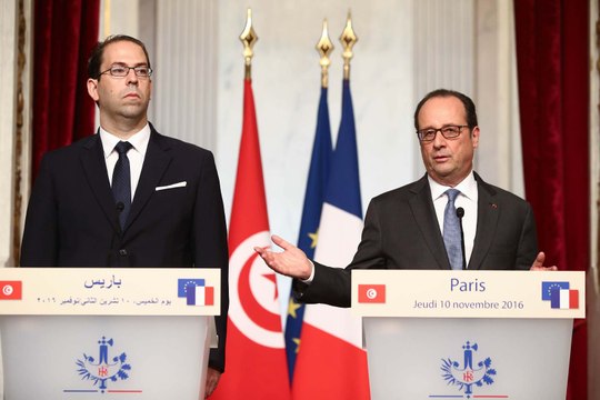 Déclaration conjointe avec M. Youssef Chahed, Premier ministre de la République tunisienne