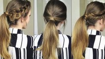 5 Ponytail Hairstyles | Braided Ponytail Hairstyles