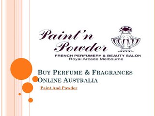 Buy Perfume & Fragrances Online Australia