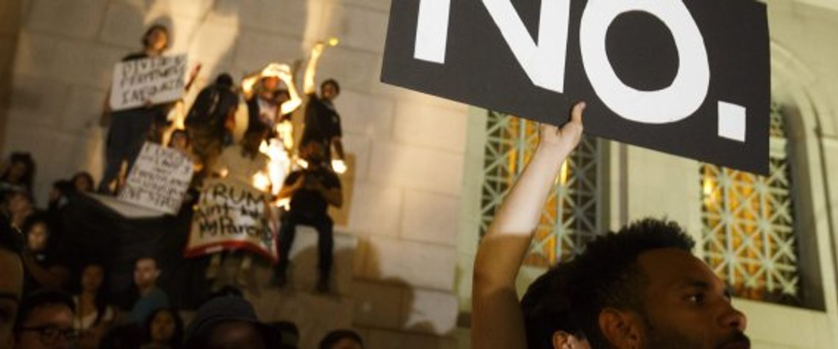 Estallan las protestas anti-Trump