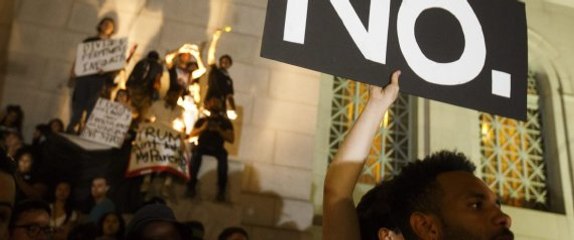 Estallan las protestas anti-Trump