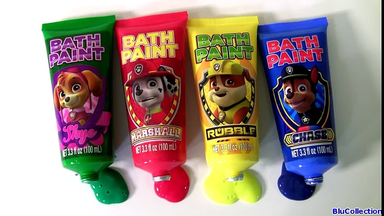 Paw Patrol Bathtub Paint Learn Colors with Pocoyo & Lightning McQueen Color Changers Cars Water Toys - YouTube