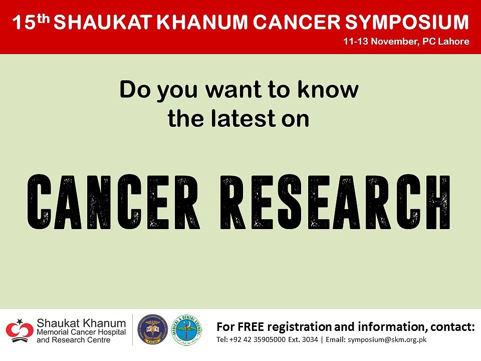 15th SHAUKAT KHANUM CANCER SYMPOSIUM