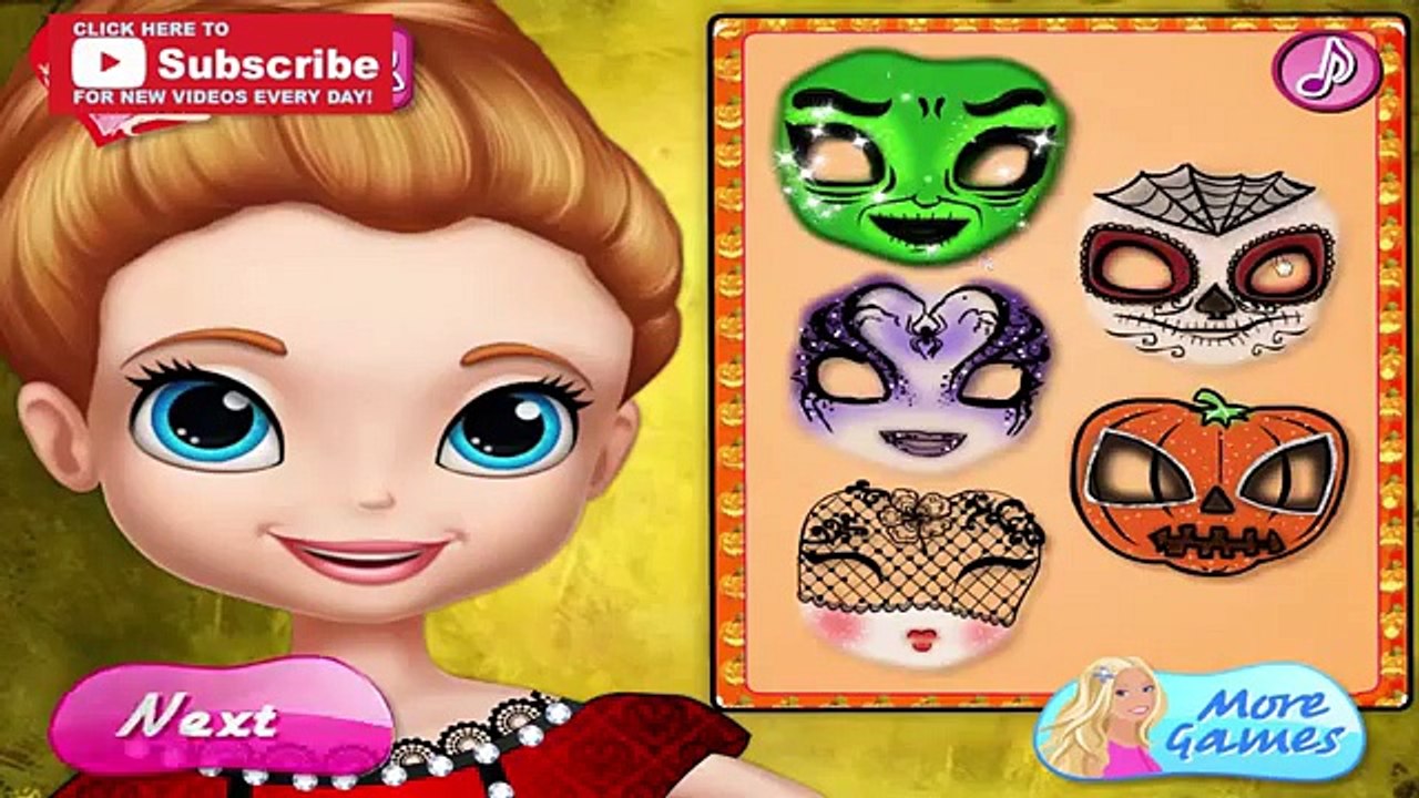 Sofia the First Halloween Face Art - Princess Mask Creation Full Kids Game Episode