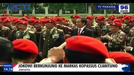 Jokowi Berkunjung ke Markas Kopassus Cijantung