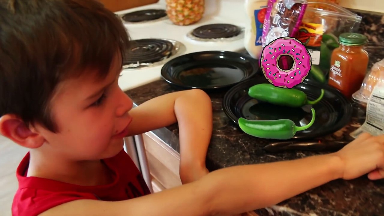 FOOD PRANK! HOT SPICY CANDY DOUGHNUT Funny Prank Ideas April Fools Joke PEPPERS School Lunch