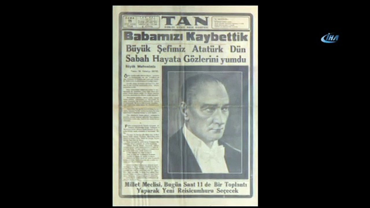 İşte 11 Kasım 1938'İn gazete manşetleri