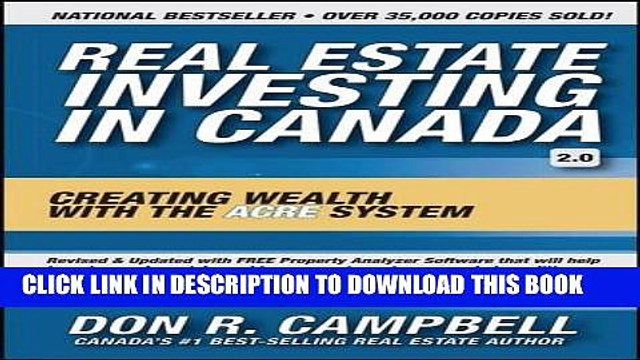 [PDF] Real Estate Investing in Canada: Creating Wealth with the ACRE System Popular Collection