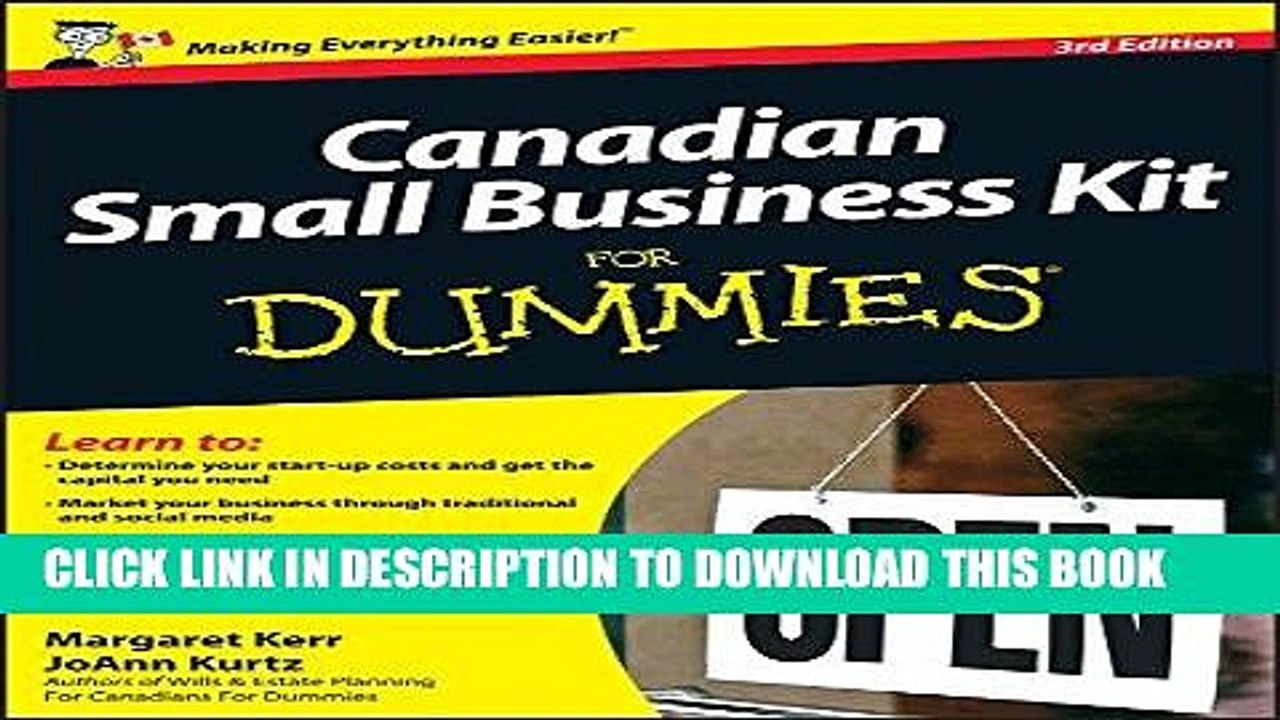 [PDF] Canadian Small Business Kit For Dummies Popular Collection