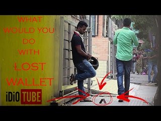 Social Experiment - Lost Wallet In Public! (Shocking Reactions) - iDiOTUBE