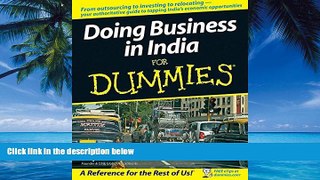 Books to Read  Doing Business in India For Dummies  Best Seller Books Most Wanted