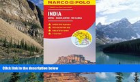 Big Deals  India, Nepal, Bhutan, Bangladesh, Sri Lanka Marco Polo Map (Marco Polo Maps)  Best