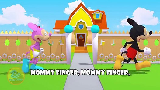 Mickey Mouse Finger Family | Nursery Rhymes | 3D Animation In HD From ...