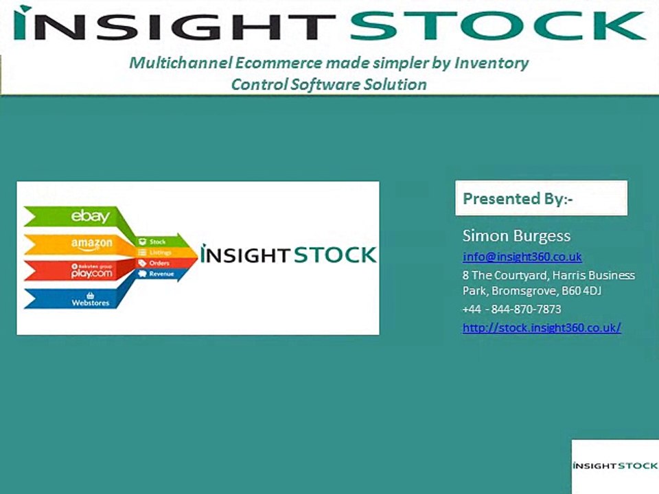 Multichannel Ecommerce Made Simpler By Inventory Control Software Solution