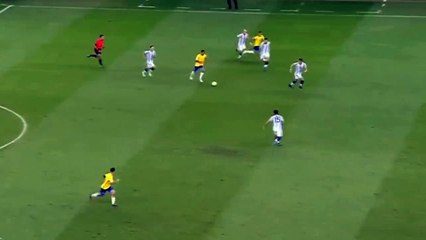 Neymar Goal Brazil vs Argentina 2-0 2016