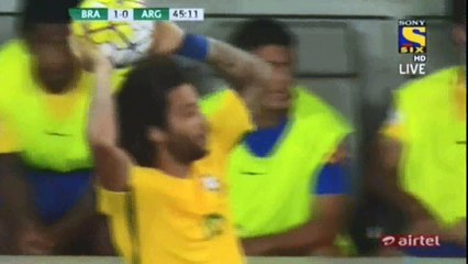 Brazil 2-0 Argentina Neymar Solo Goal - WC Qualification - 10.11.2016 HD