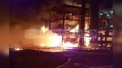Shpërthim në uzinën e Ballshit - Top Channel Albania - News - Lajme