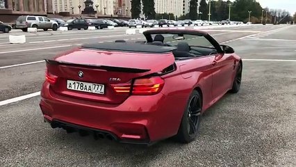 BMW M4 Convertible Roof Demo, Amazing !