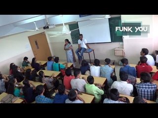 BEST CLASSROOM PRANK EVER!!! Professor Stabbed in Lecture (Prank in India)