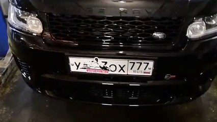 Black Range Rover SVR With Carbon Details, SAVAGE!