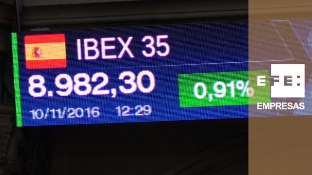 El IBEX 35 pierde los 9.000 puntos pero mantiene las ganancias