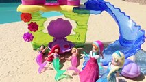 Frozen Little Mermaid Ariel Ultimate Ariel Bath Gift Set Color Change Dolls