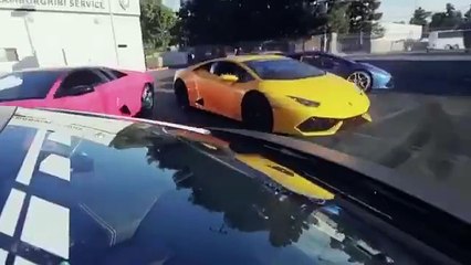 Huracan Drifting in a Small Parking =D Tag a friend who can do this