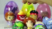 Disney Pixar Christmas Ornaments SURPRISE EGGS Inside Out Disgust Anger Sofia Buzz Woody Mickey