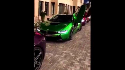 Twilight Purple BMW i8 Made By Abu Dhabi Dealer!