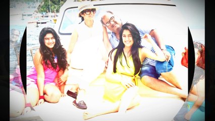 Actress Sridevi with all family photos