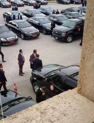 Melih Gökçek, Törene Geç Kalınca Park Yerinde Bekledi