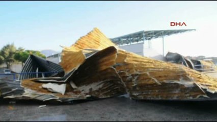 Fırtına ve Hortum Söke'de Ortalığı Savaş Alanına Çevirdi